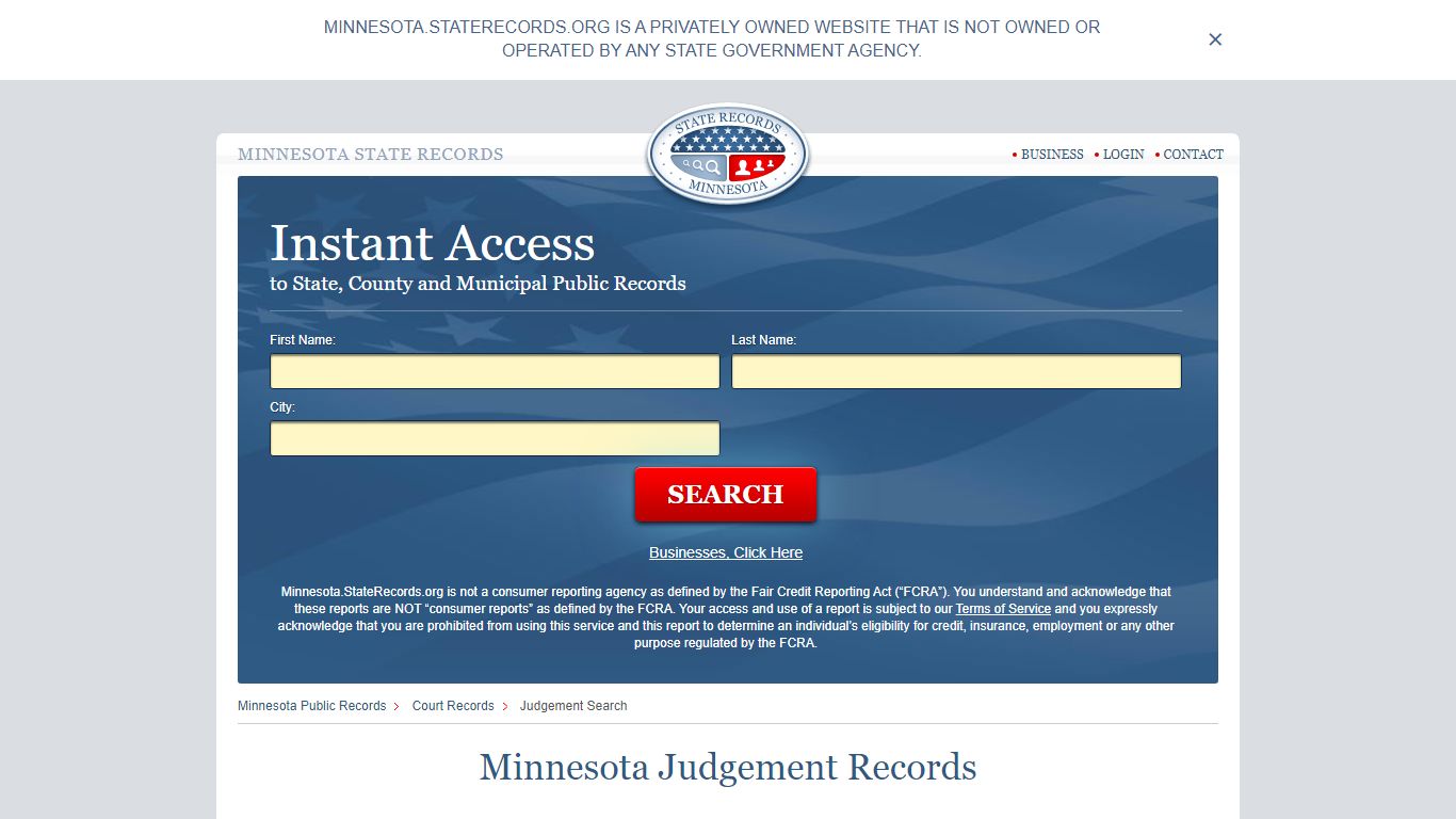 Minnesota Judgement Records | StateRecords.org